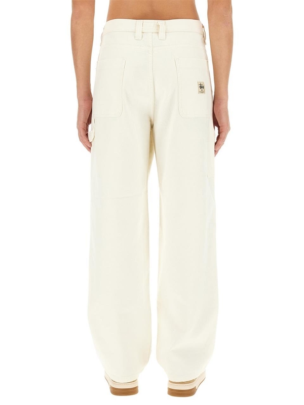 스투시 FW23 COTTON PANTS FA116496_BONE WHITE