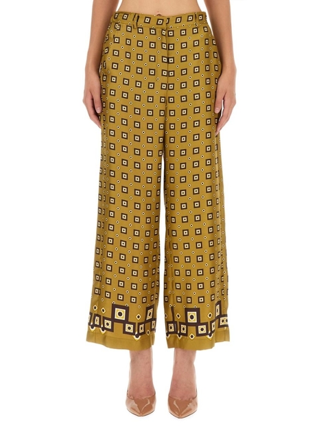 S 막스마라 FW23 WIDE LEG PANTS 2391360138600_085005 YELLOW