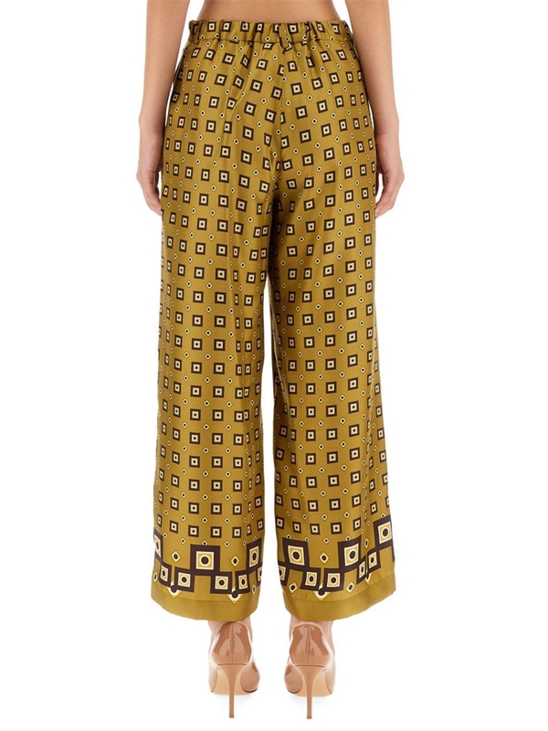 S 막스마라 FW23 WIDE LEG PANTS 2391360138600_085005 YELLOW