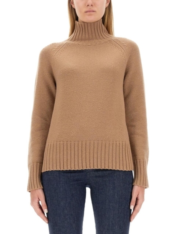 S 막스마라 FW23 TURTLENECK SHIRT 2393660133600_031013 BEIGE