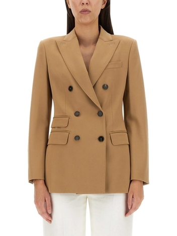 막스마라 FW23 DOUBLE-BREASTED BLAZER 2310461739600_370011 BEIGE