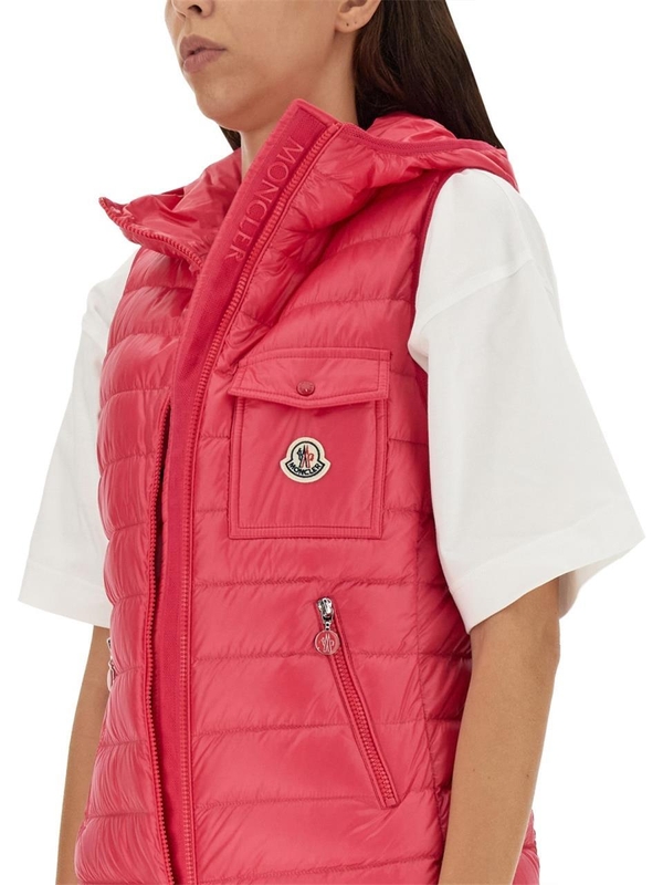 몽클레르 SS23 GLYGOS PADDED VEST 1A00028_595ZZ562 FUCHSIA