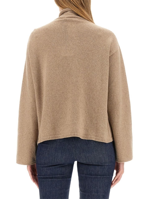 S 막스마라 FW23 TURTLENECK SHIRT 2393660433600_137001 BEIGE