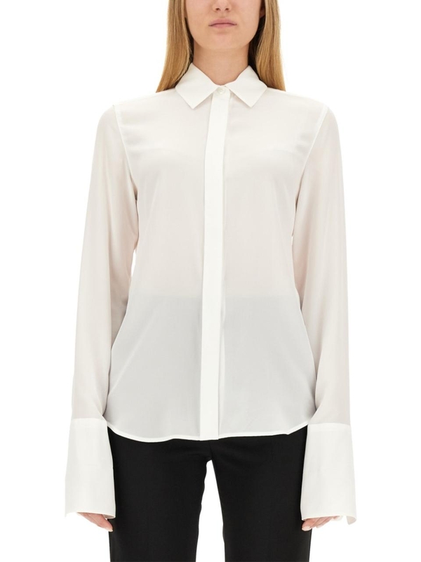 스포트막스 FW23 SILK SHIRT 2321160133600_144008 WHITE