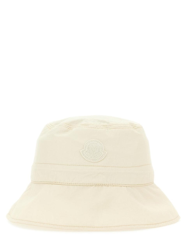 몽클레르 SS23 BUCKET HAT WITH LOGO 3B00034W_596LI088 WHITE