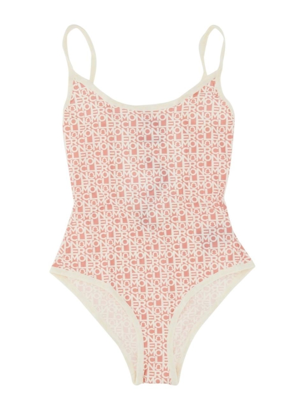 몽클레르 SS23 ONE PIECE SWIMSUIT WITH LOGO 8N00005_89A0Y519 PINK