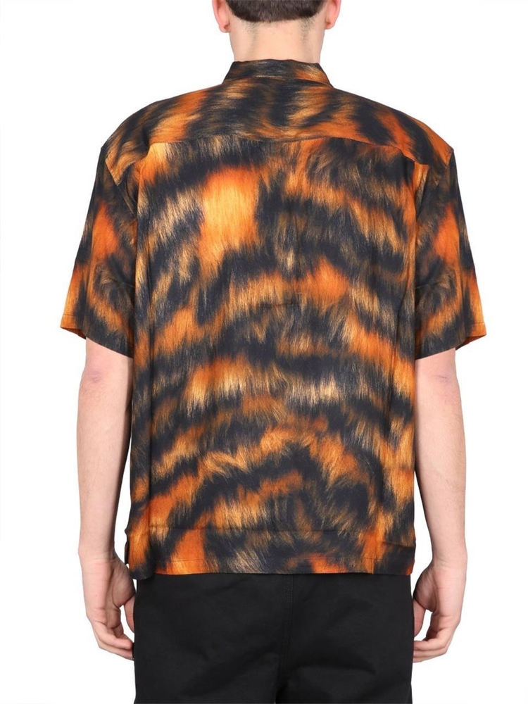 스투시 SS23 FUR PRINT SHIRT 1110282_TIGR MULTICOLOUR