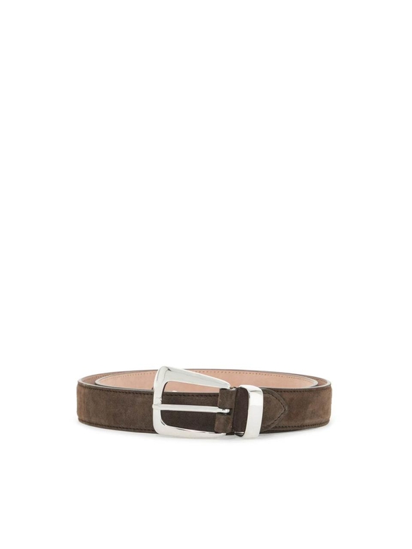 케이트 SS25 benny suede leather belt in 10012 726 EBANO