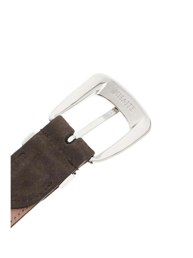 케이트 SS25 benny suede leather belt in 10012 726 EBANO