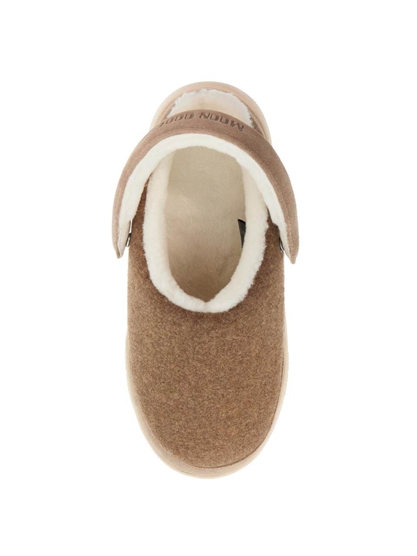 문 부츠 SS25 felt and suede park clogs 80D2470090 BEIGE MELANGE