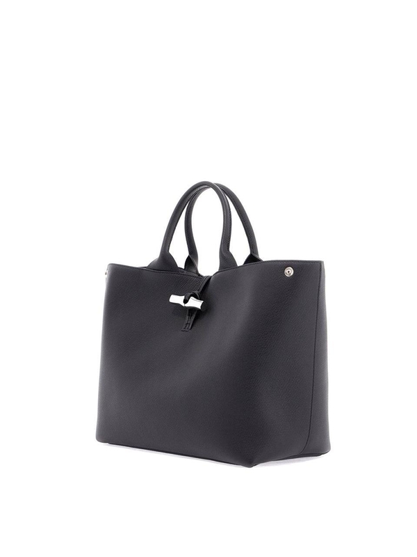 롱샴 SS25 le roseau l handle bag with 10290HFP NERO