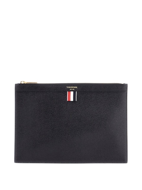 톰 브라운 SS25 leather small document holder MAC019L 00198 BLACK