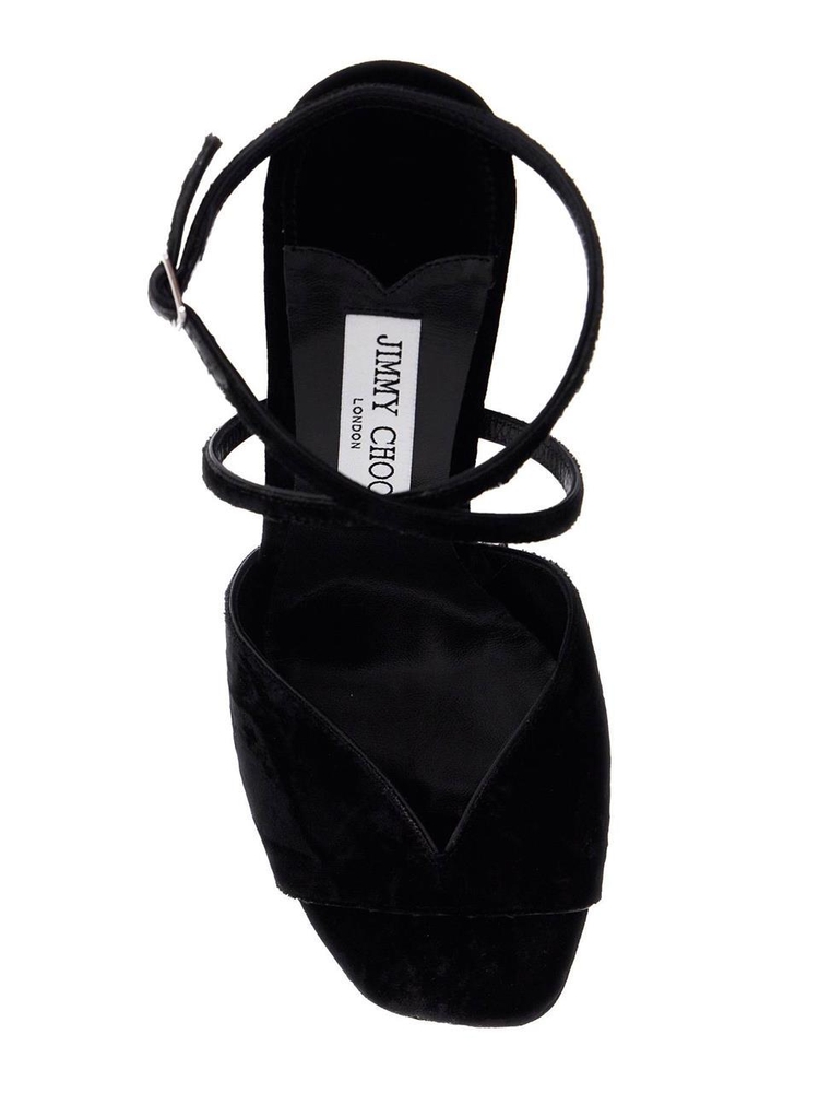 지미추 SS25 karli sandals KARLI PF 125 RDV BLACK