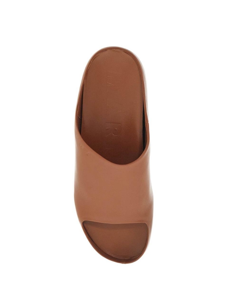 마르니 SS25 chunky clog sabot with SAMS021604P3628 WOOD