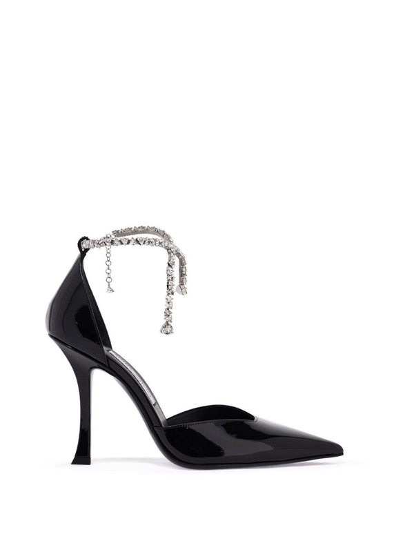 지미추 SS25 stevie 100 patent leather STEVIE 100 PAT BLACK