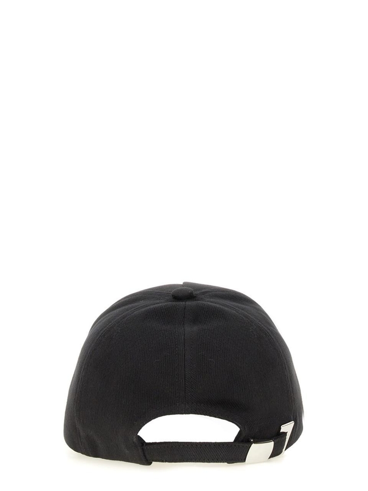 발망 SS25 BASEBALL HAT WITH LOGO EMBROIDERY EH1XA231CD29_EAP BLACK