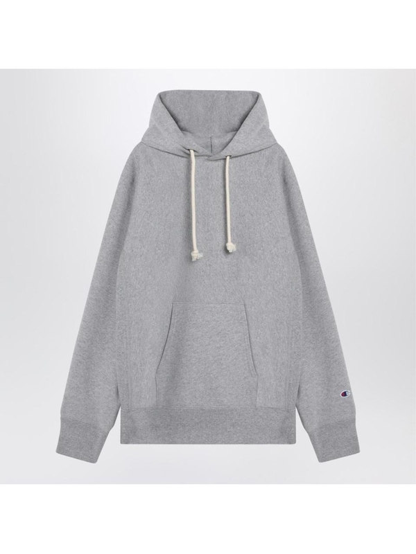 챔피온 FW24 Champion Light grey cotton hoodie C5A101CO Grey