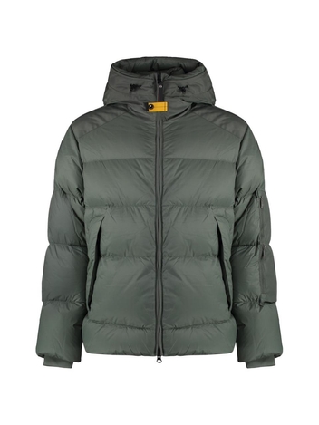 파라점퍼스 FW24 Tyrik Hooded nylon down jacket PMPUEN02P07_0610 green