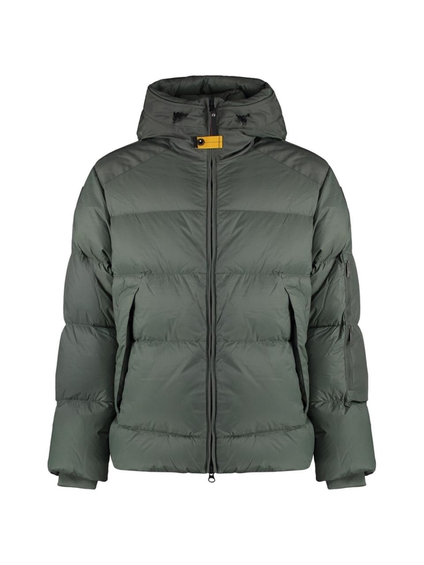 파라점퍼스 FW24 Tyrik Hooded nylon down jacket PMPUEN02P07_0610 green