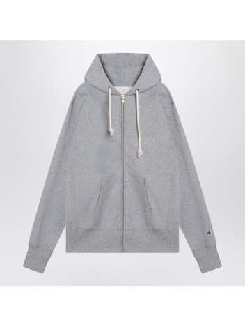 챔피온 FW24 Champion Light grey cotton hoodie C5A102CO Grey