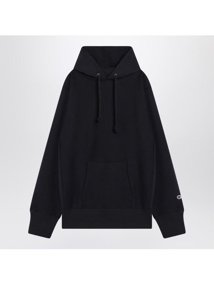 챔피온 FW24 Champion Navy blue cotton hoodie C5A101CO Blue