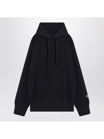 챔피온 FW24 Champion Navy blue cotton hoodie C5A101CO Blue