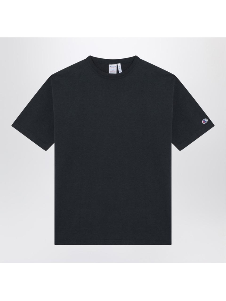 챔피온 FW24 Champion Navy blue cotton crew-neck T-shirt C5P301CO Blue