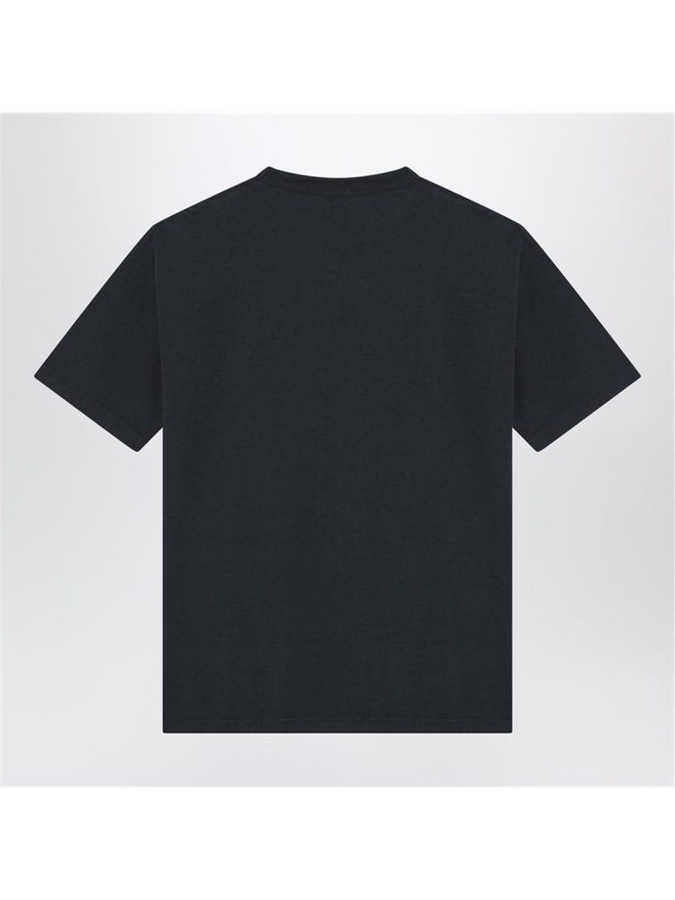 챔피온 FW24 Champion Navy blue cotton crew-neck T-shirt C5P301CO Blue