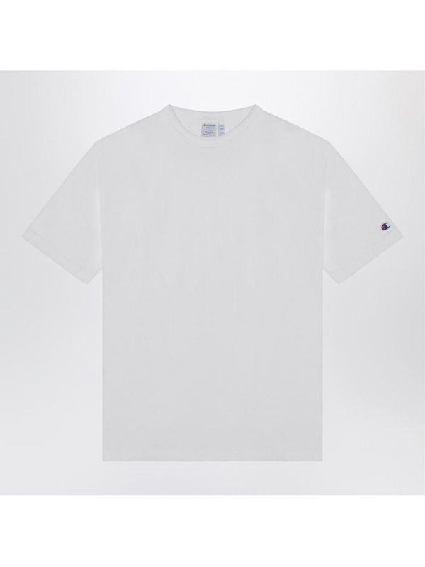 챔피온 FW24 Champion White cotton crew-neck T-shirt C5P301CO White