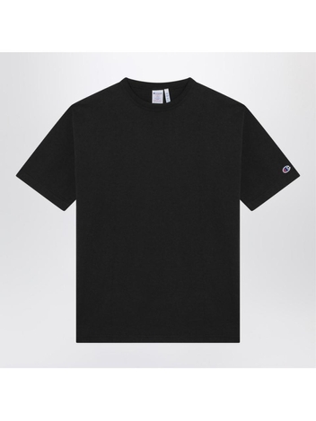 챔피온 FW24 Champion Black cotton crew-neck T-shirt C5P301CO Black