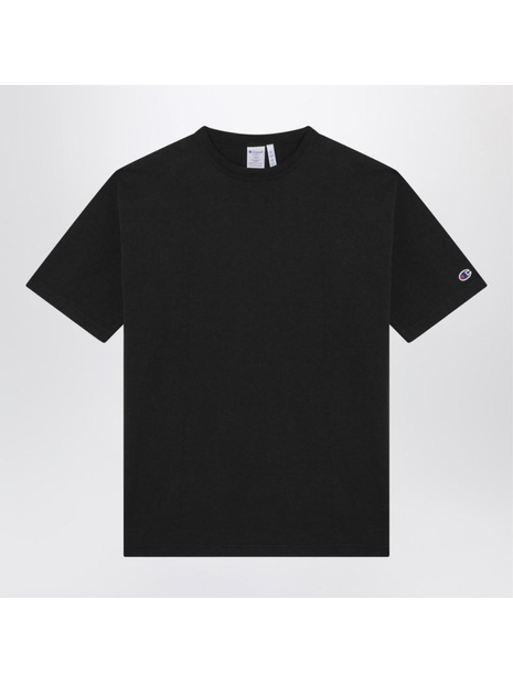 챔피온 FW24 Champion Black cotton crew-neck T-shirt C5P301CO Black