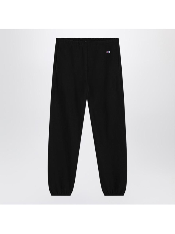 챔피온 FW24 Champion Black cotton jogging trousers C5A201CO Black