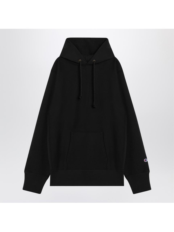 챔피온 FW24 Champion Black cotton hoodie C5A101CO Black