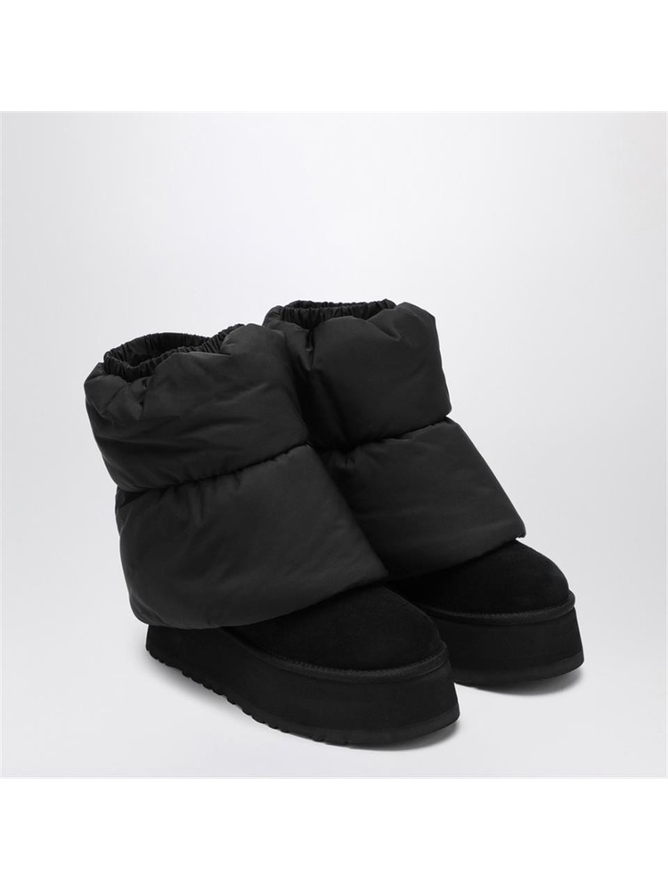 어그 FW24 UGG Classic Mini Dipper black ankle boot 1158275SUE Black