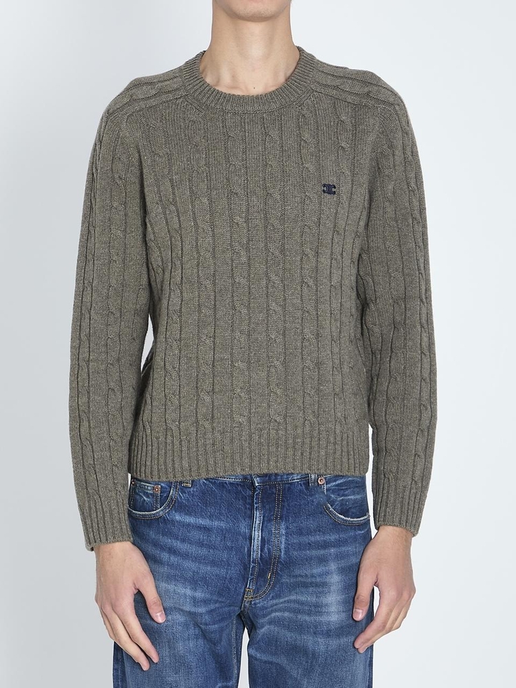 셀린느 FW24 Triomphe sweater 2AD4G362W_03MB BEIGE