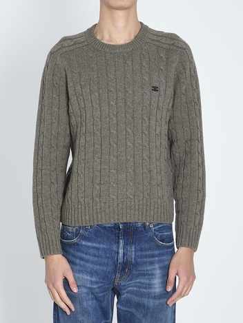 셀린느 FW24 Triomphe sweater 2AD4G362W_03MB BEIGE