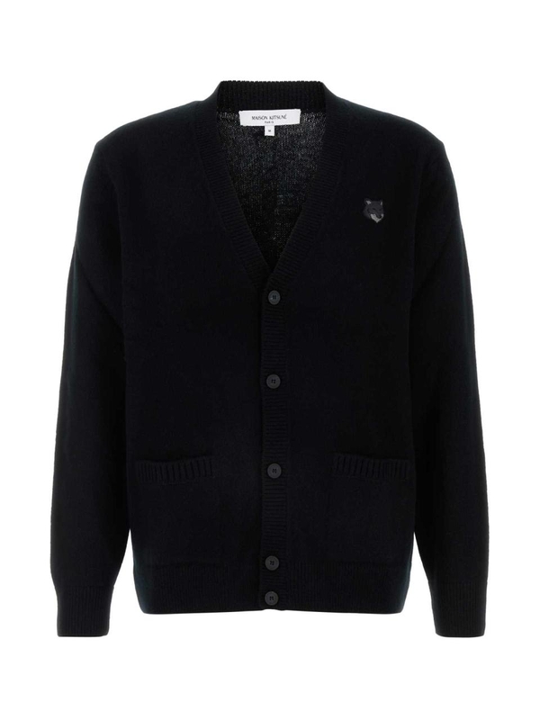 메종키츠네 FW24 MAISON KITSUNE KNITWEAR NM00506KT1006 P199 Black