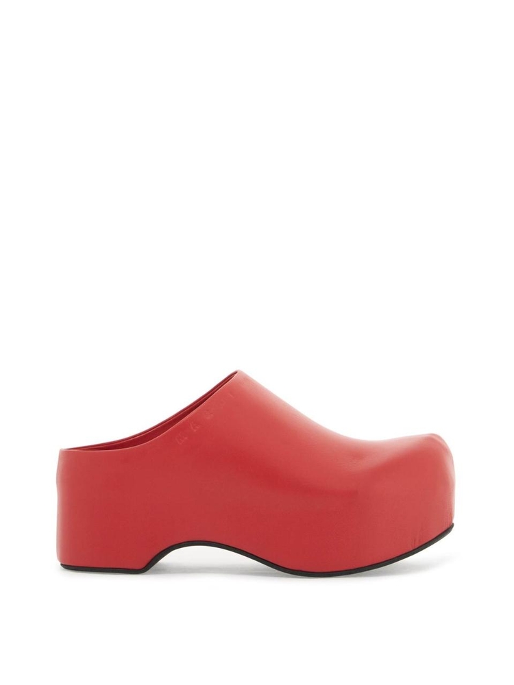 마르니 SS25 chunky clog sabot with SBMS009704P3628 TULIP