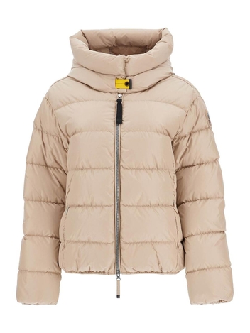 파라점퍼스 FW24 short down jacket with hood jinny PWPUTT32 SUN KISSED