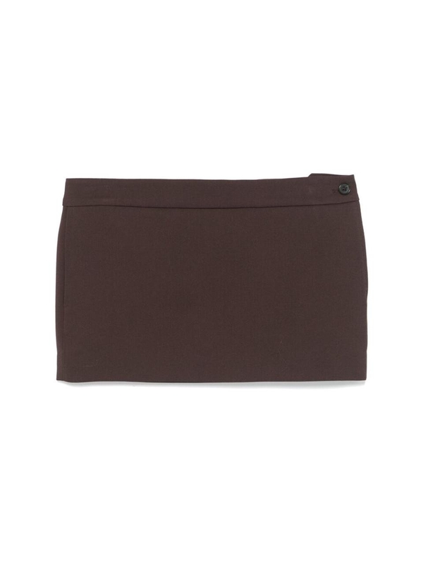 워드로브 NYC FW24 Skirt Wardrobe.nyc W2107R15  DABRO BROWN