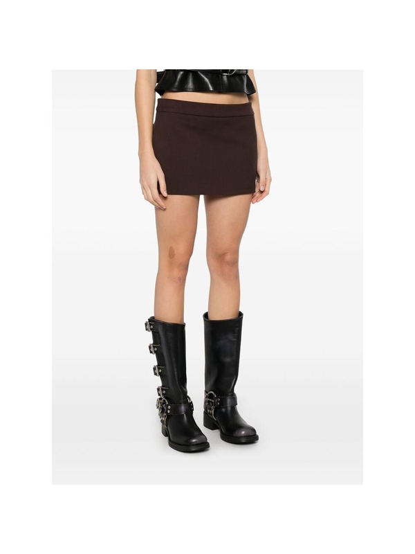 워드로브 NYC FW24 Skirt Wardrobe.nyc W2107R15  DABRO BROWN