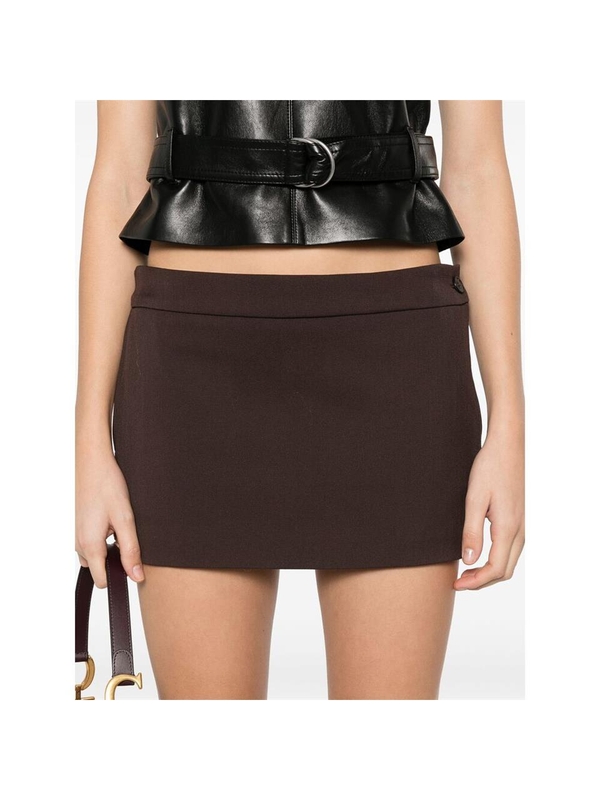 워드로브 NYC FW24 Skirt Wardrobe.nyc W2107R15  DABRO BROWN