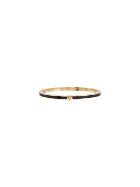 토리버치 SS25 thin kira bracelet 152856 TORY GOLD / BLACK