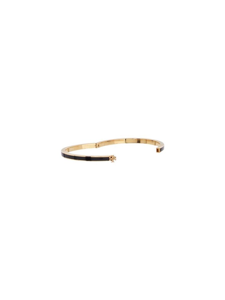 토리버치 SS25 thin kira bracelet 152856 TORY GOLD / BLACK