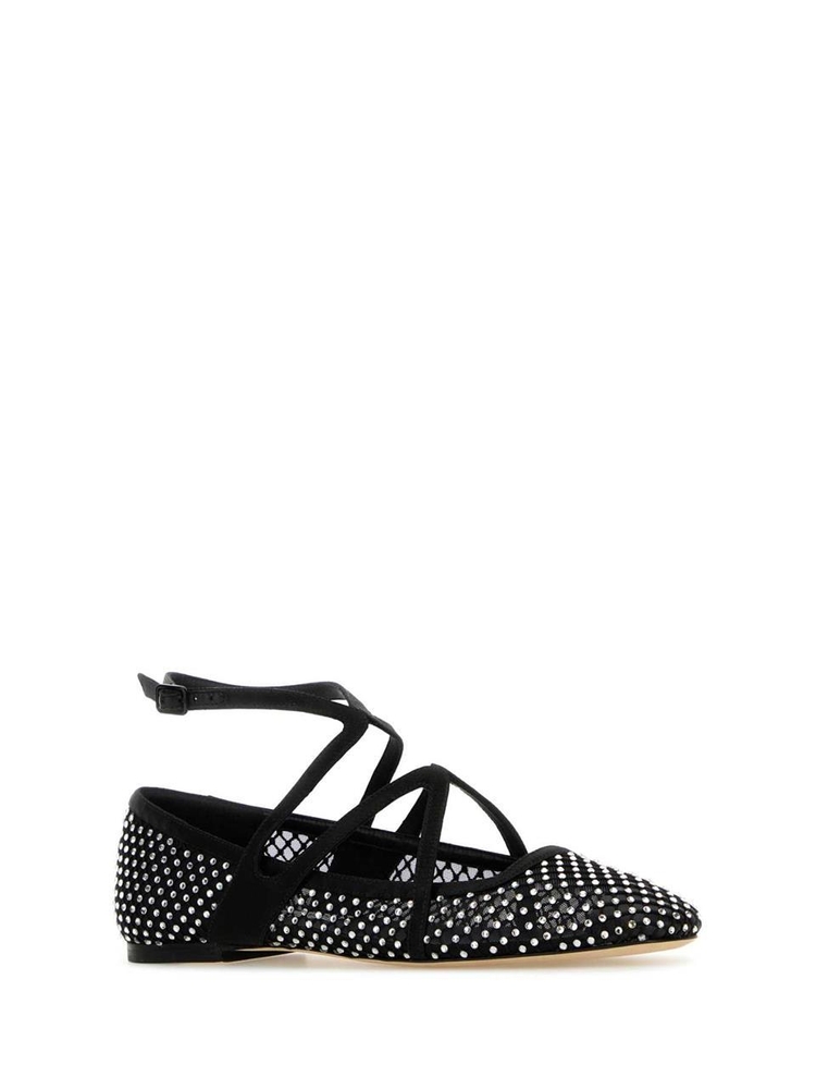 지미추 SS25 JIMMY CHOO BALLERINE ASTORIAFLATQHS BLACRY Black