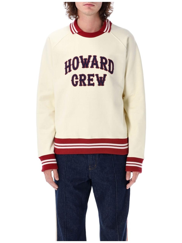 웨일스 보너 FW24 WALES BONNER Crew Sweatshirt UA24JE10JE154692 White