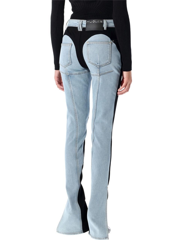 뮈글러 FW24 MUGLER Jeans 24F6PA0445211B8999 TOKYO BLUE BLACK