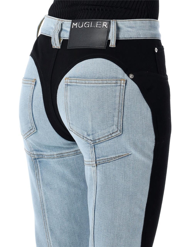 뮈글러 FW24 MUGLER Jeans 24F6PA0445211B8999 TOKYO BLUE BLACK