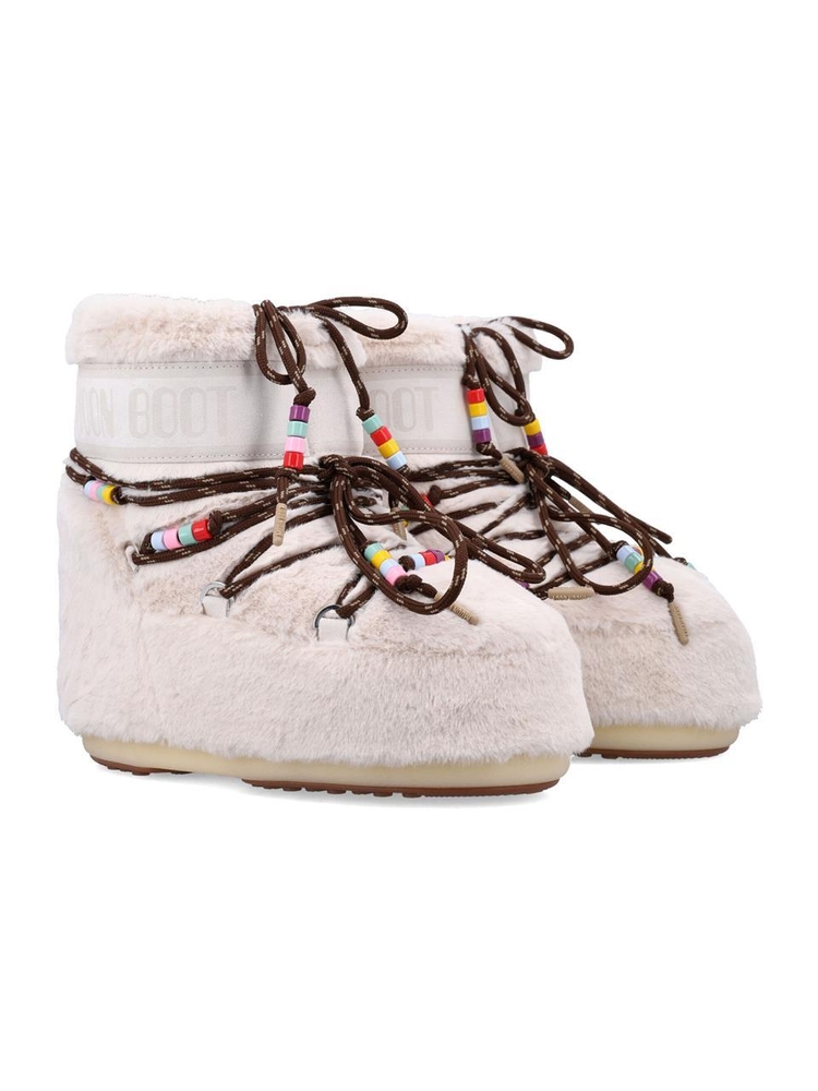 문 부츠 FW24 Moon Boot Fur Boots 80D1409470NL002 White