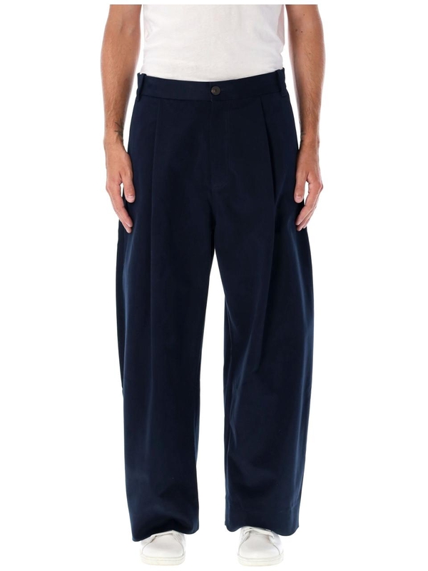 스튜디오 니콜슨 FW24 STUDIO NICHOLSON Trousers Blue SNM1248DN Blue